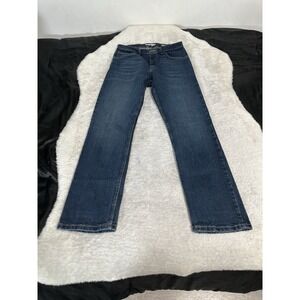 Wrangler Mens Straight Fit Blue Denim Cowboy Cut Jeans Size 32x32 Pants Stretch
